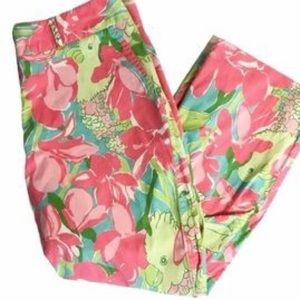 Lilly Pulitzer “birdie” capris. Multi color. Size0